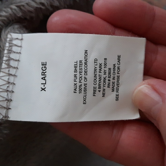 Free Country lightweight jacket faux fur xl - Picture 7 of 9